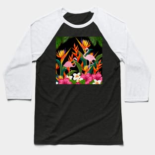 Flamingos Baseball T-Shirt